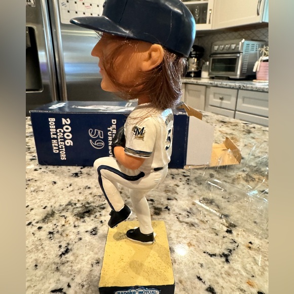 2006 collectors bobble head/ Derrick Turnbow #59 Milwaukee Brewers - Picture 5 of 7